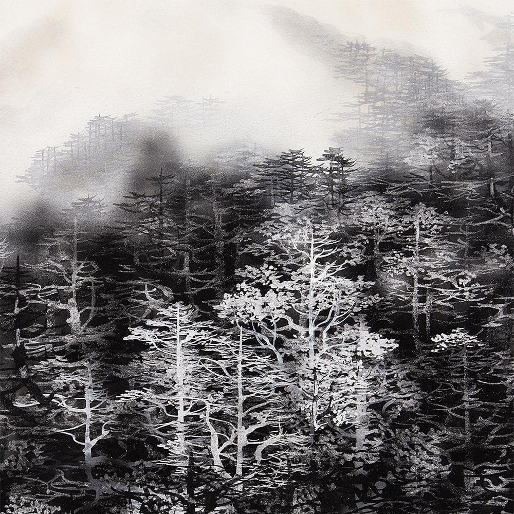 掛軸 横幅 吉村醇三郎「渓」共箱 伊東深水・奥田元宋に師事