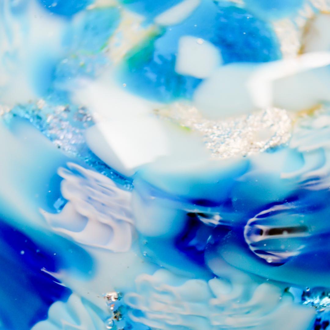 Murano Glass ミルフィオリ ペーパーウエイト 硝子細工