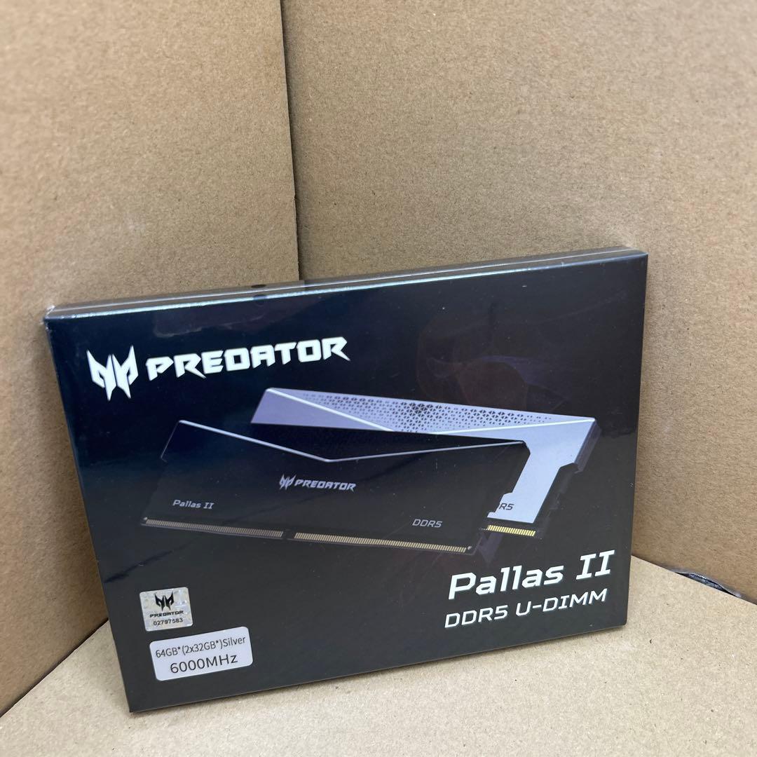 メモリー Acer Predator Pallas II DDR5 64GB 32GBx2