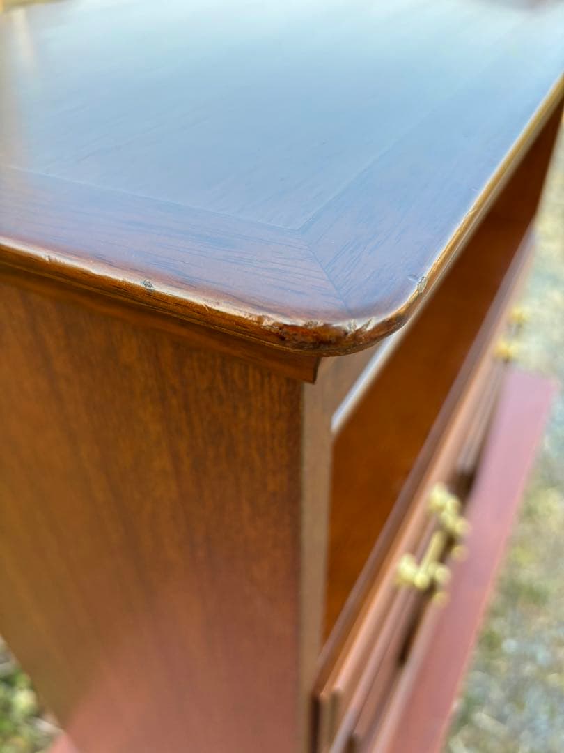 maruni マルニ　地中海シリーズ　TEL/FAX台 電話台　高級家具