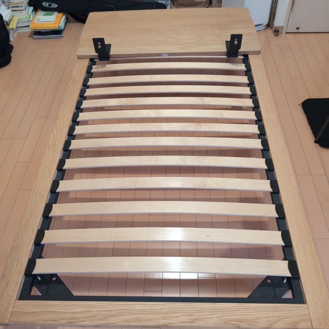 無印良品　オーク材 シングルベッドフレーム