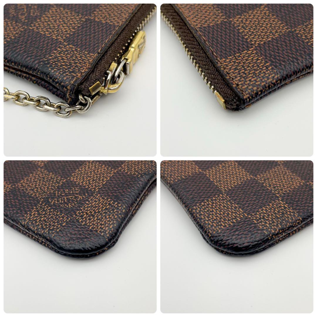 【極上美品】ルイヴィトン ダミエ ポシェットクレ ケース キーケース