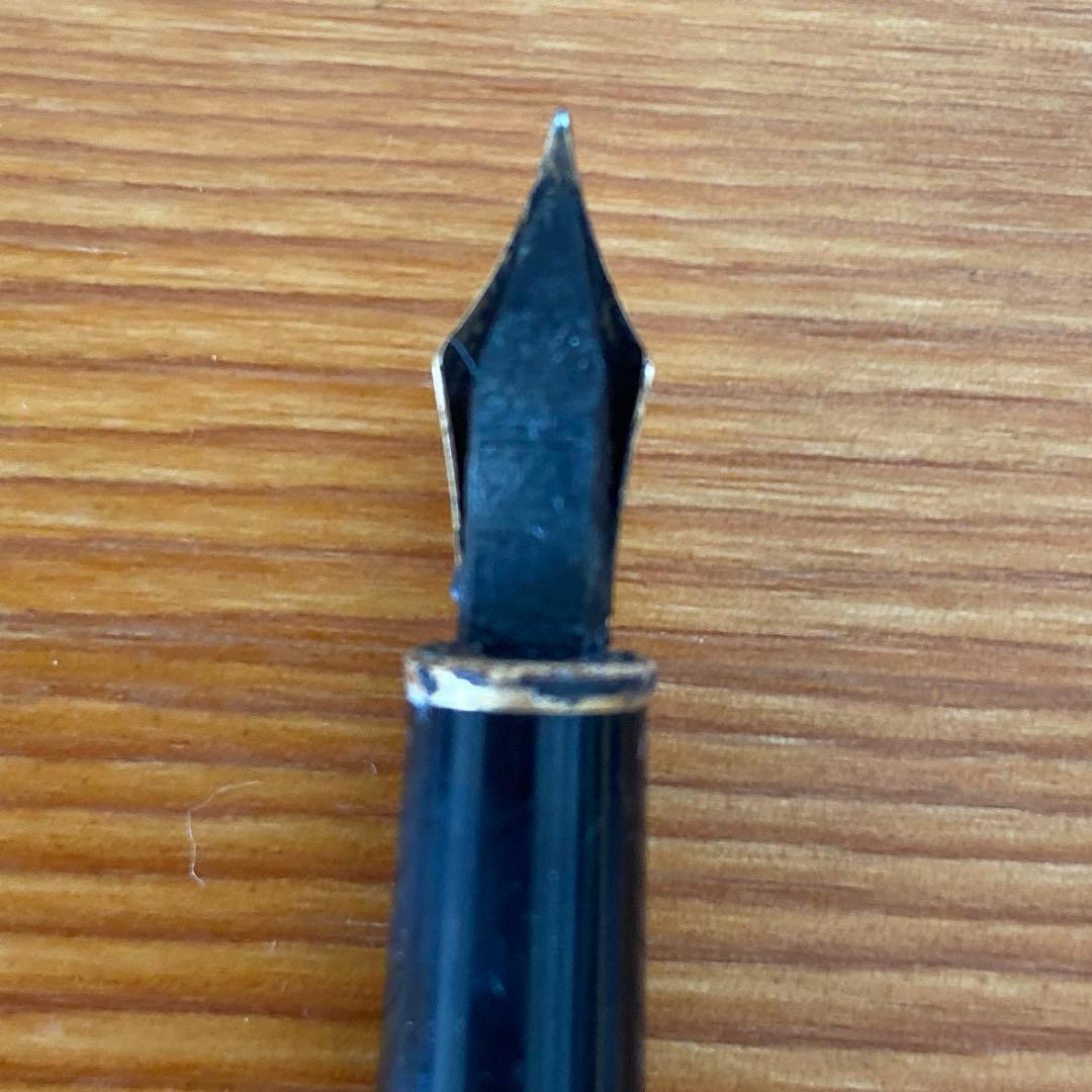 黒　万年筆 金メッキペン先 MONTBLANC 14K モンブラン