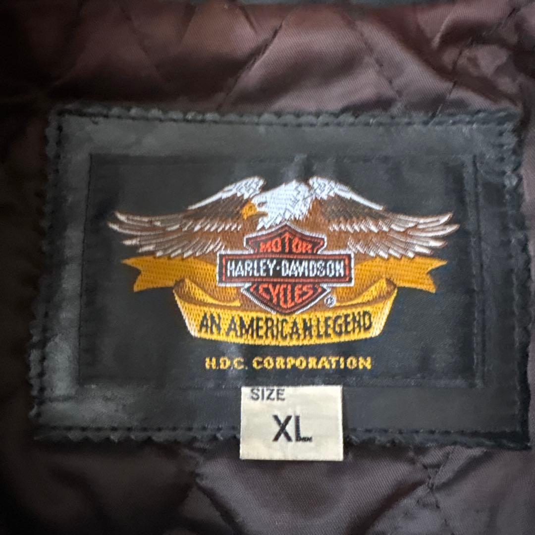 Harley-Davidson ブラック レザージャケット XL