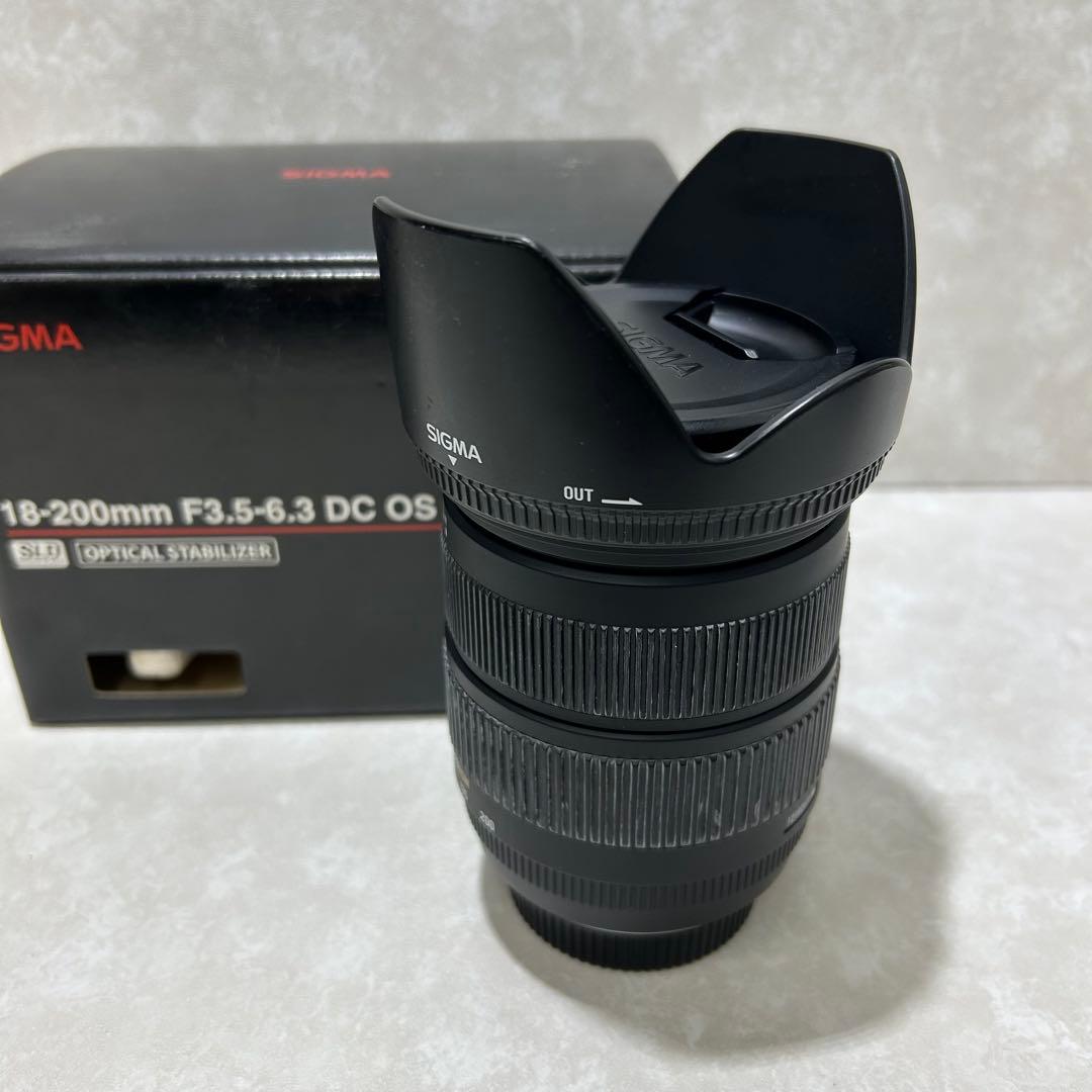 SIGMA レンズ　18-200mm F3.5-6.3 DC OS ニコン