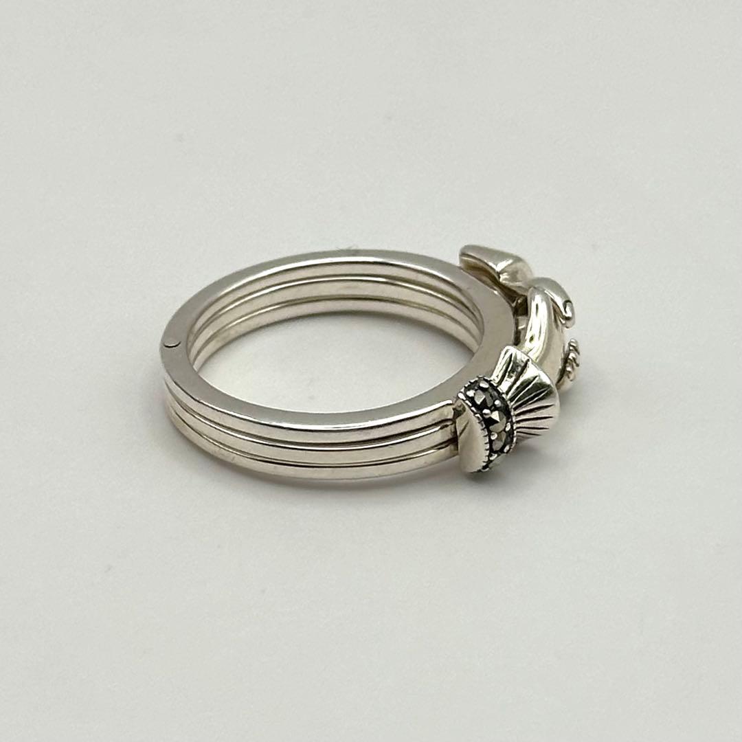 【美品】 FATRAS ファトラ フェデ リング 握手 Ag925 碌山