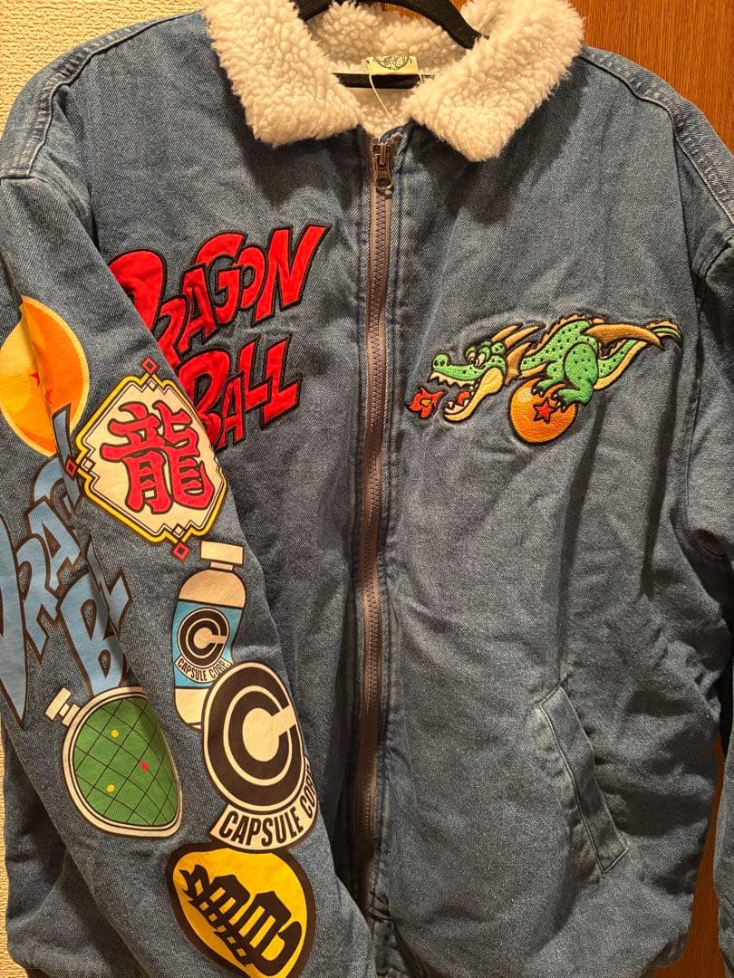 ドラゴンボールコラボ BREEZE デニムボアジャケット Lサイズ ブリーズ