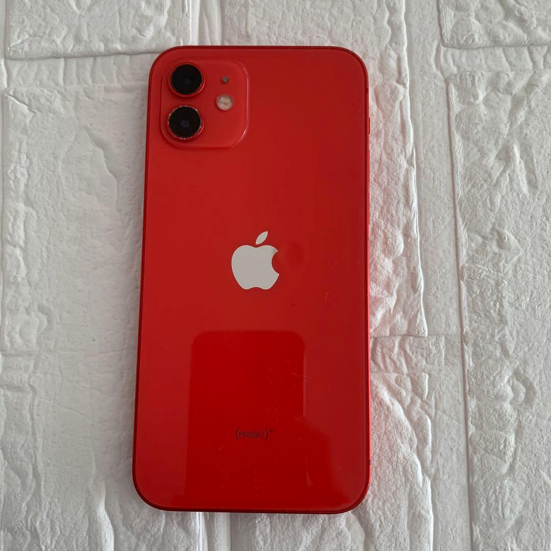 ❤️iPhone 12❤️64GB❤️RED❤️赤 スマホ 中古品 箱 ステッカー付き