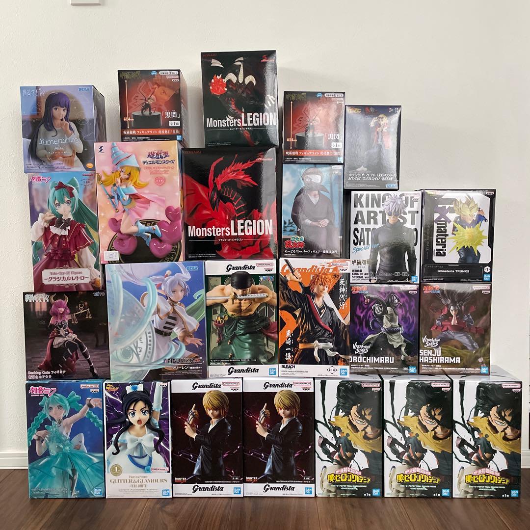 フィギュア　まとめ売り　ヒロアカ　ナルト　遊戯王　初音ミク　フリーレン
