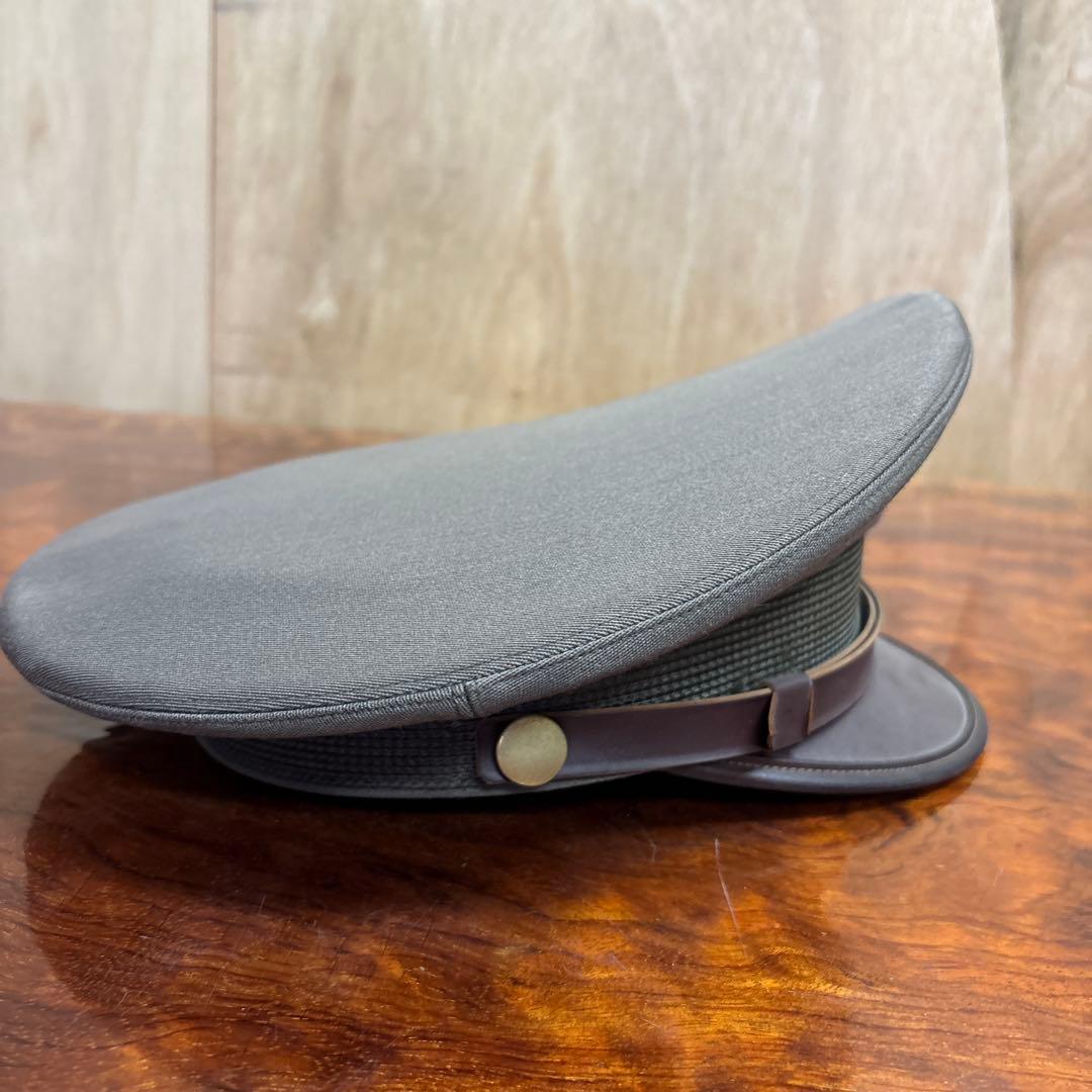 グレー ミリタリー風 軍帽子　　0120o71