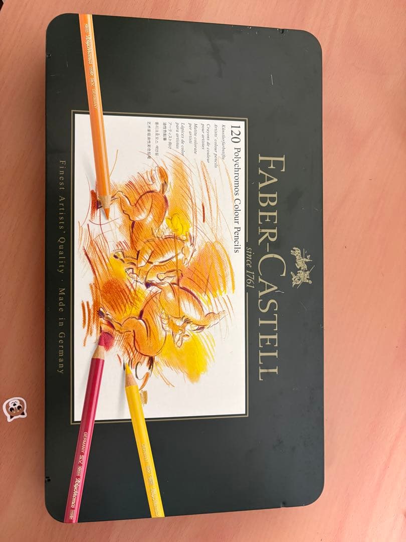 ファーバーカステル ポリクロモス色鉛筆セット 120色 缶入