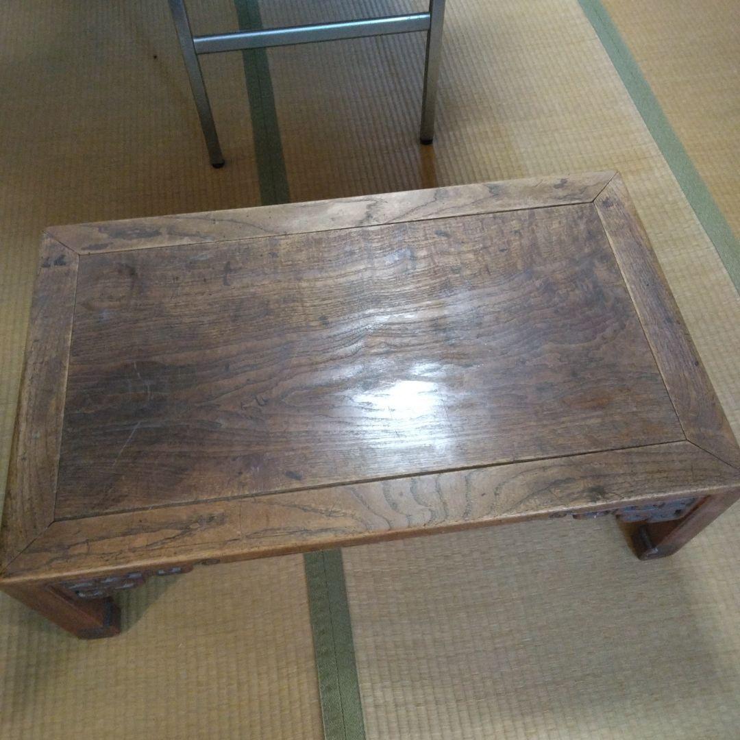 アンティーク木製伝統文机