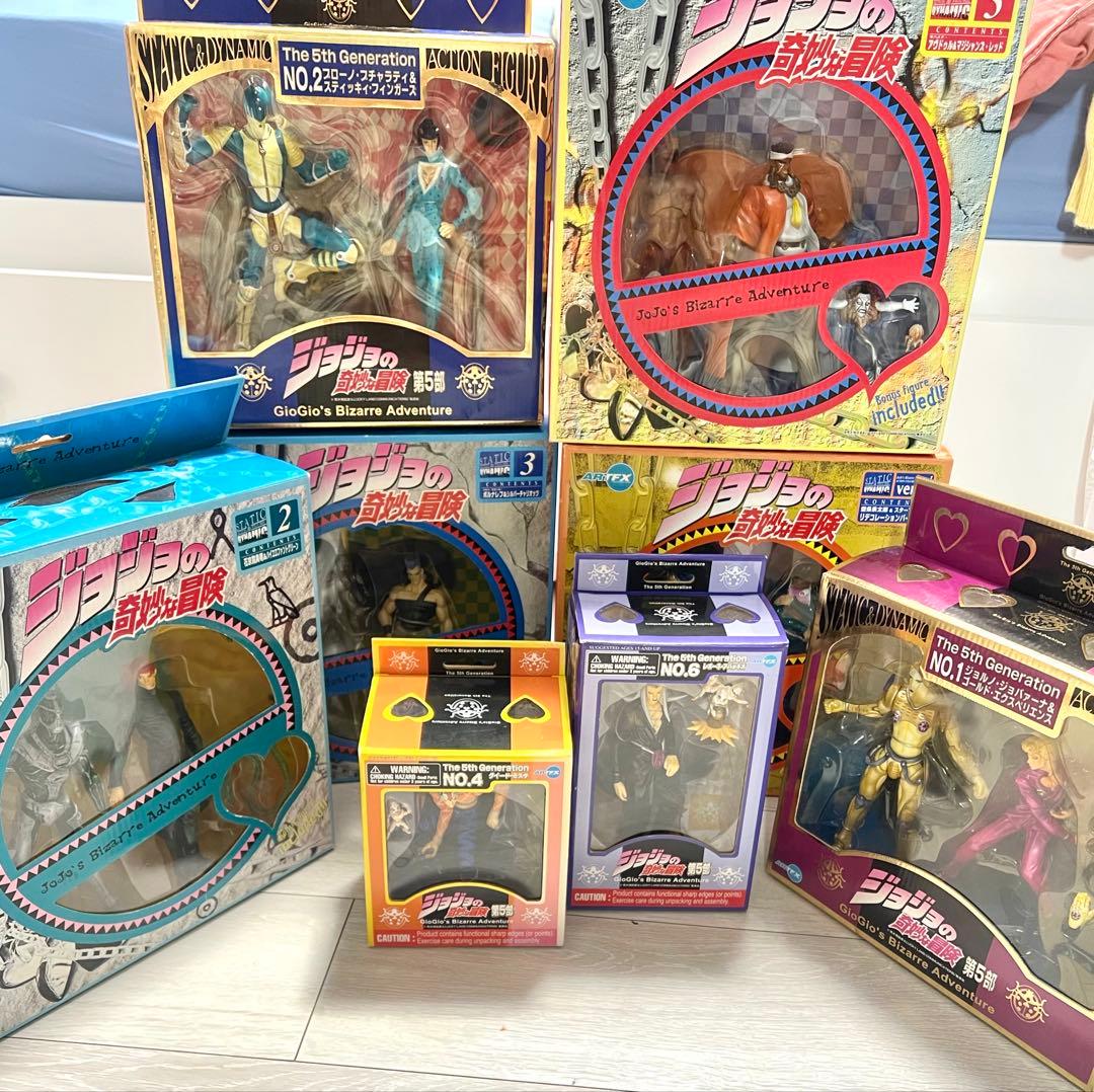 ジョジョの奇妙な冒険 ARTFX フィギュア8体セット