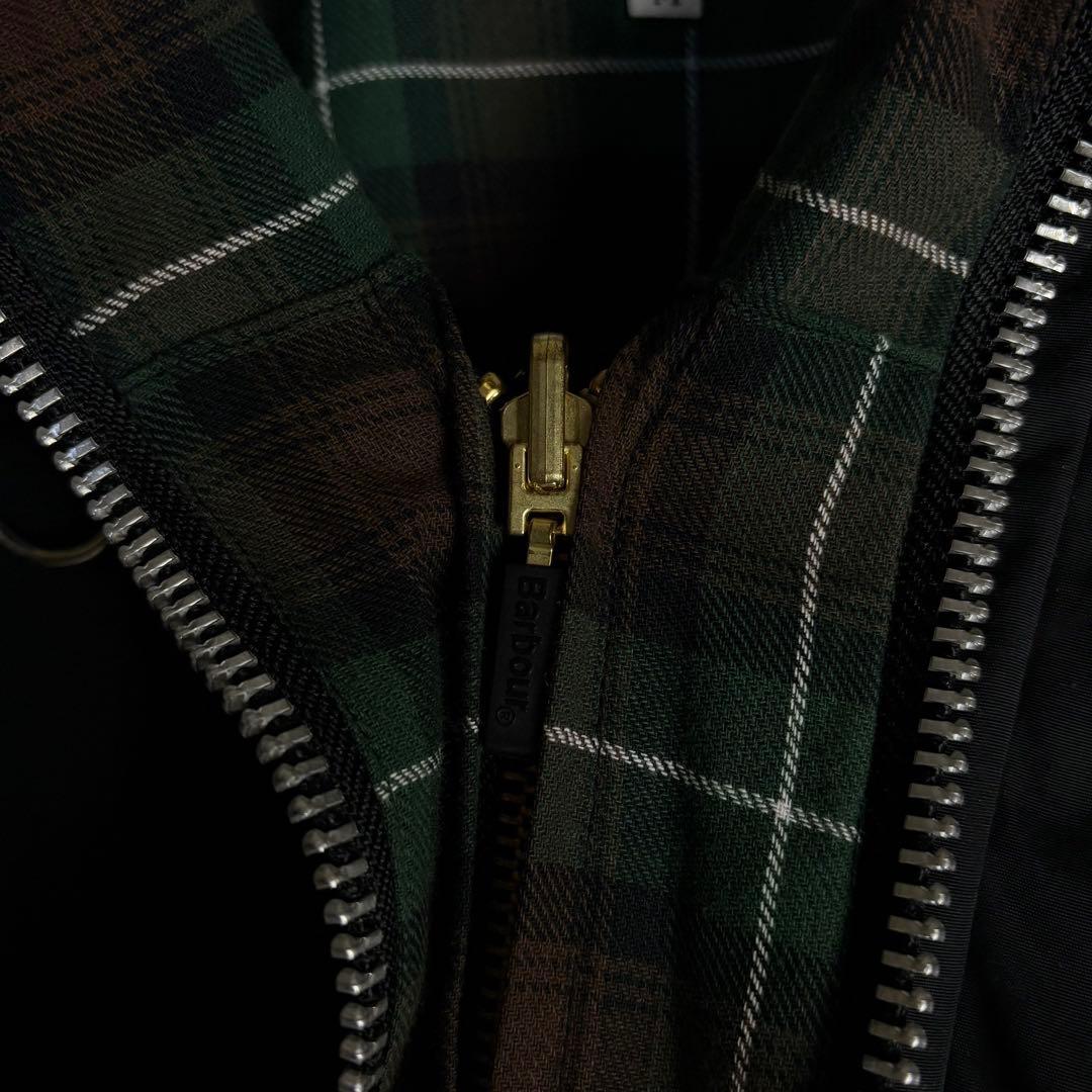 【美品】バブアー☆襟切替ジャケット 裏地チェック ユナイテッドアローズ別注