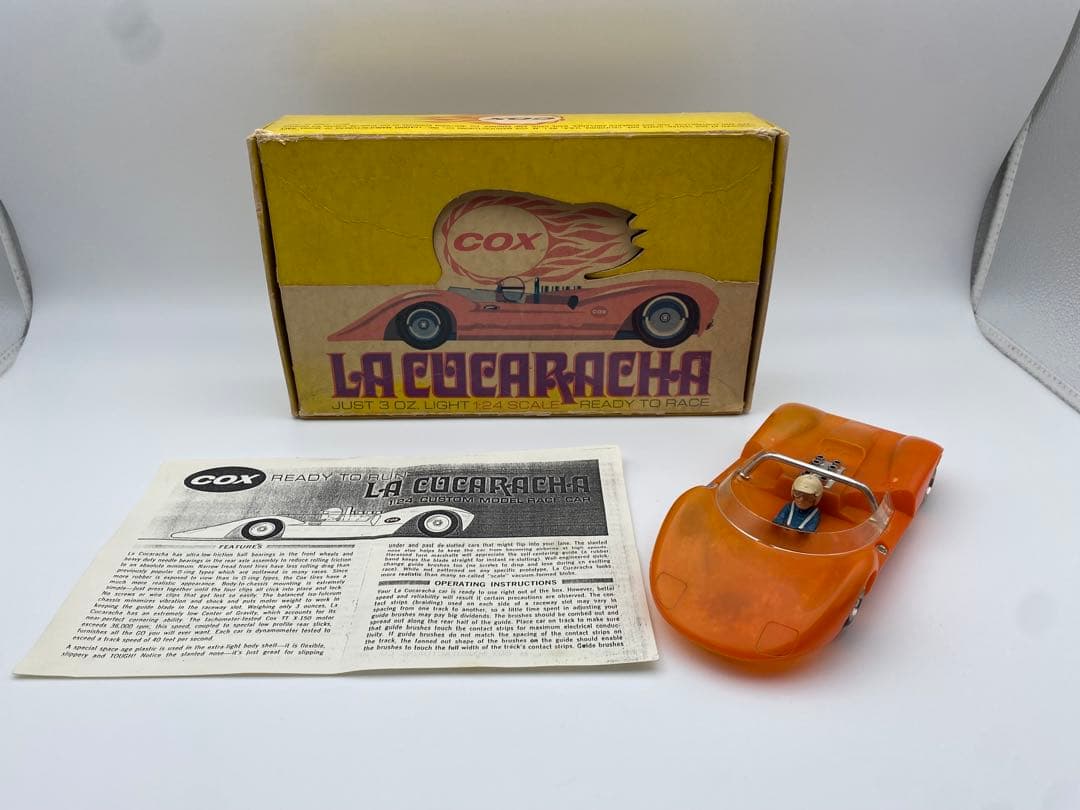 COX LA CUCARACHA 1/24 スロットカー 箱付き レア 当時物