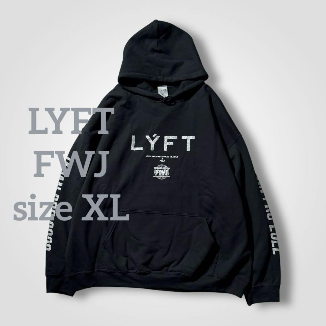1687◆LYFT× FWJ JAPAN PRO パーカー XL ブラック