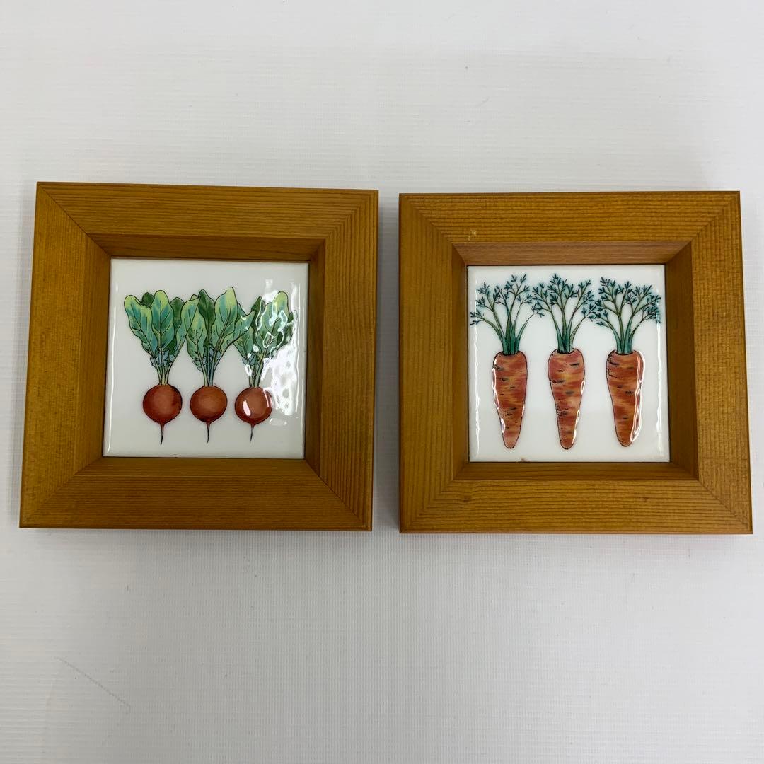 京七宝額　ラディッシュ　にんじん　２点セット