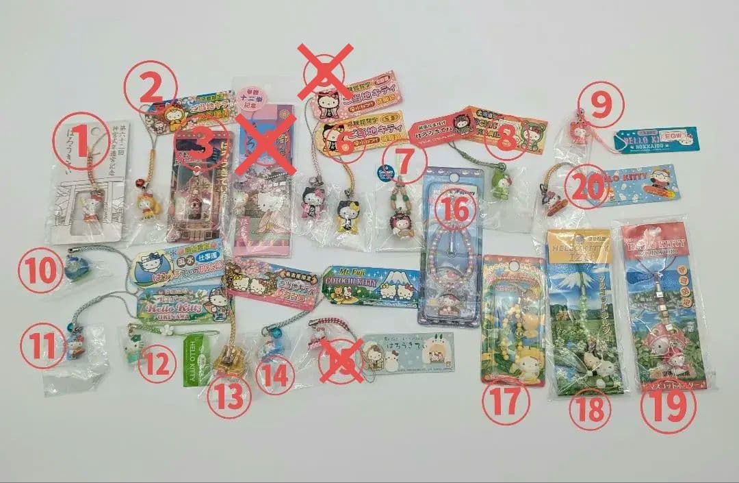 【未開封】ハローキティ値付け平成ストラップ