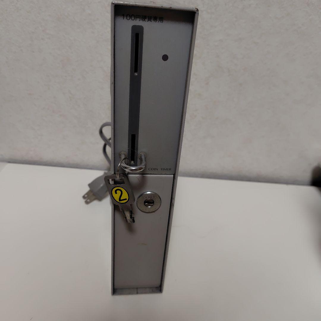 タイマー AC100V 鍵付き シルバー