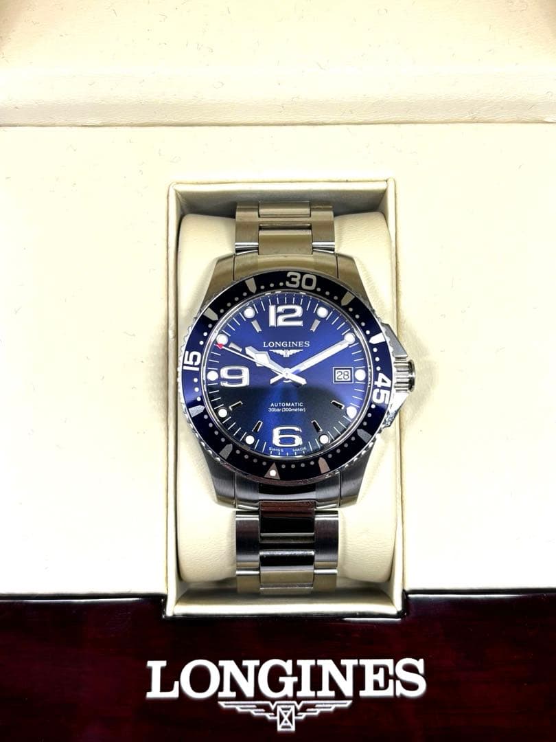 LONGINES ロンジン ハイドロコンクエスト 自動巻き ブルー文字盤