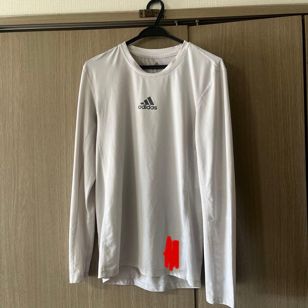 流経大柏　adidas インナー　白