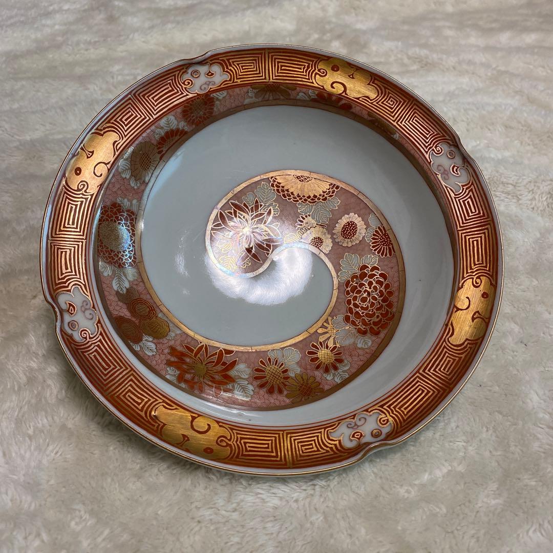 古九谷　九谷焼　赤絵　九谷庄三　九谷谷口　花の図１客