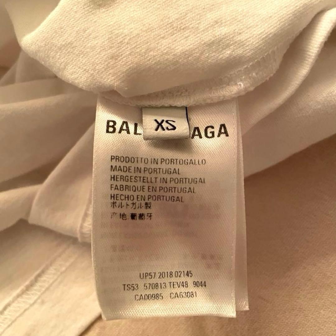 美品　BALENCIAGA オーバーサイズ Tシャツ 白 サイズ変更