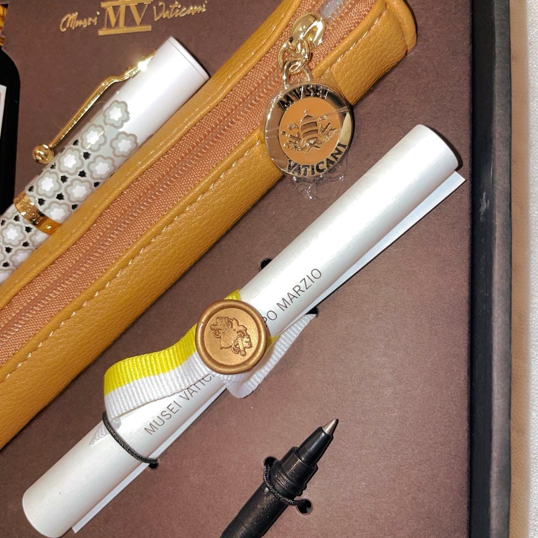 ※最終値下げ※カンポマルツィオ ヴァチカン美術館コラボ 万年筆 ペンケースセット
