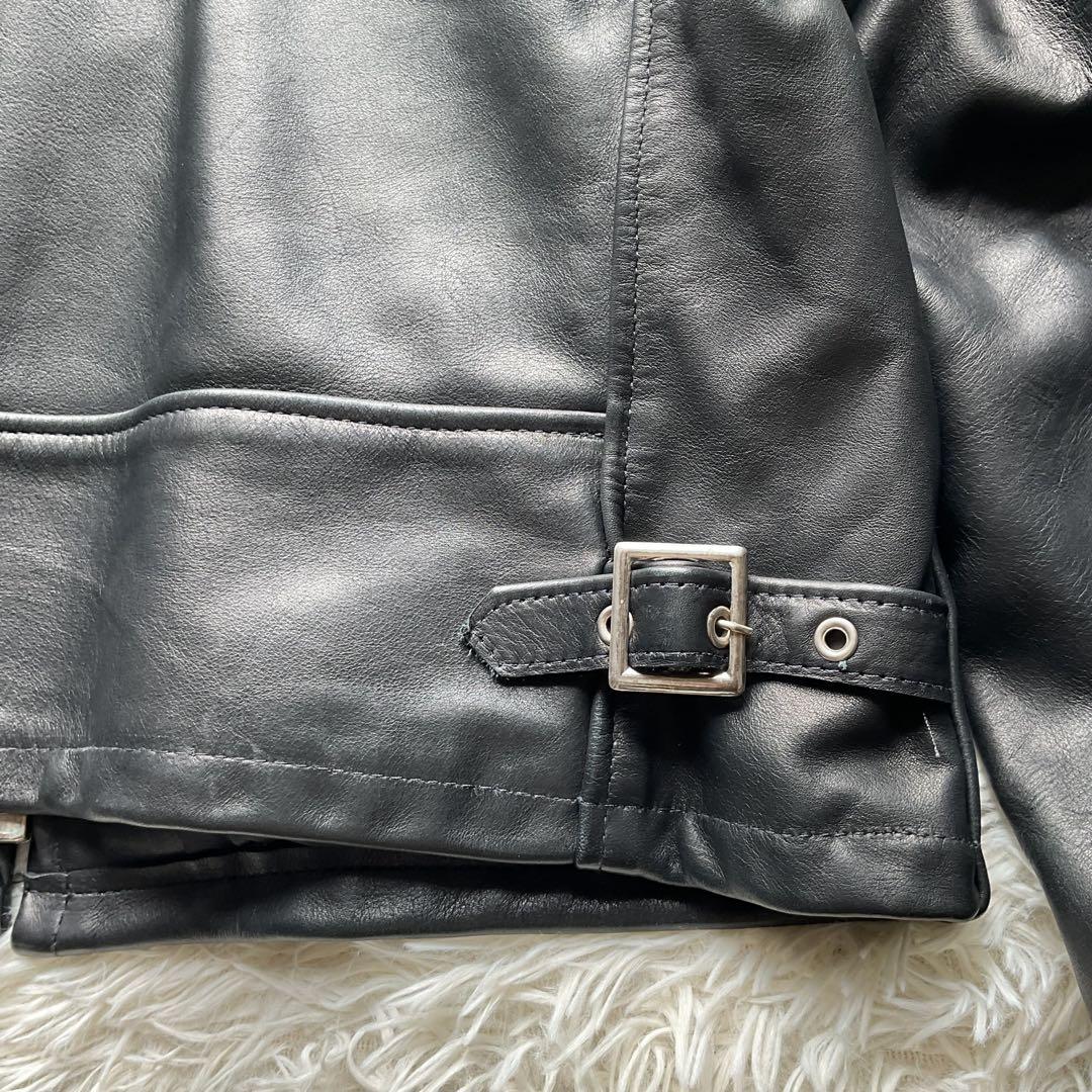 美品✨schott 103US レザージャケット　シングルライダース　44 黒