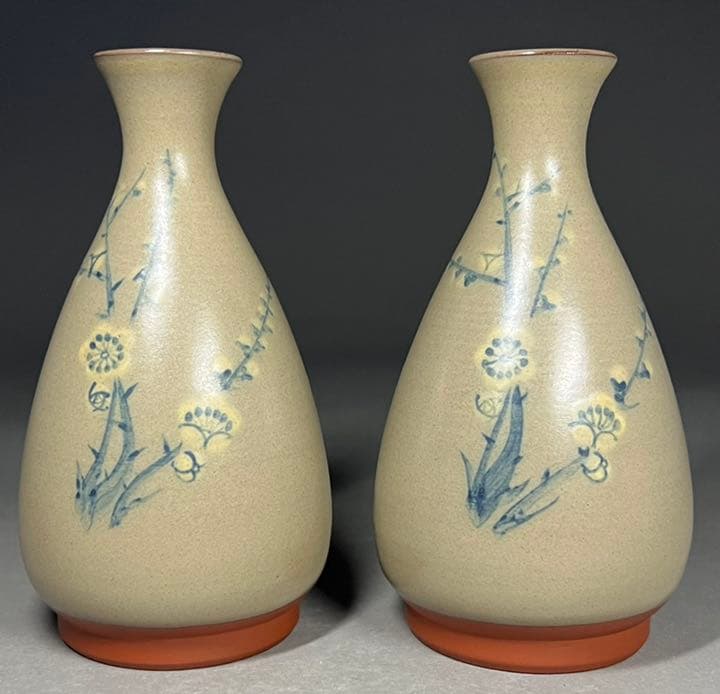 【エビス】酒器 徳利 酒盃 無名異焼 伊藤赤水 人間国宝 蔵出 酒杯 酒碗