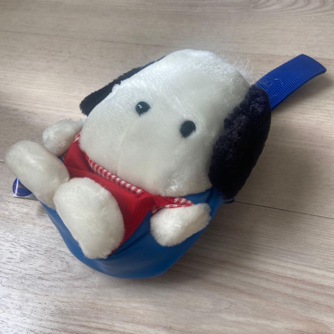 サンリオポチャッコ ぬいぐるみポーチバッグ 平成レトロエポック社当時品