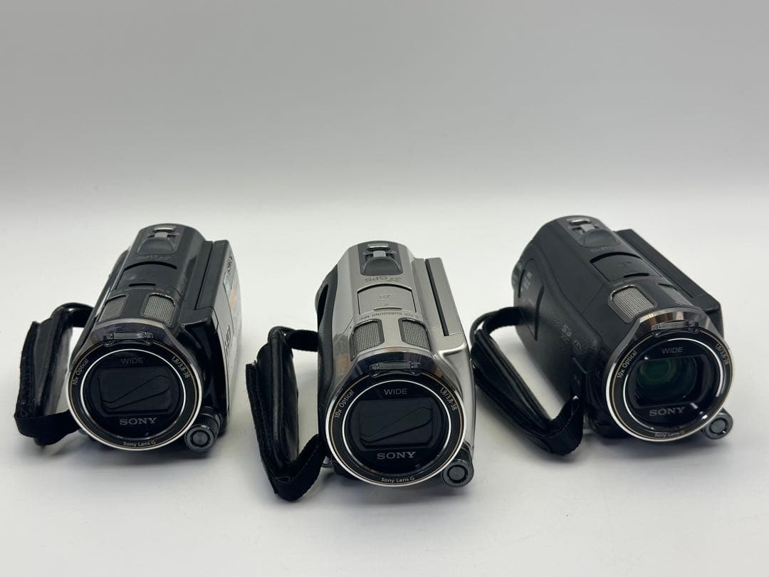 Sony 12.3 MEGA PIERS HiDビデオカメラ本体 3台セット