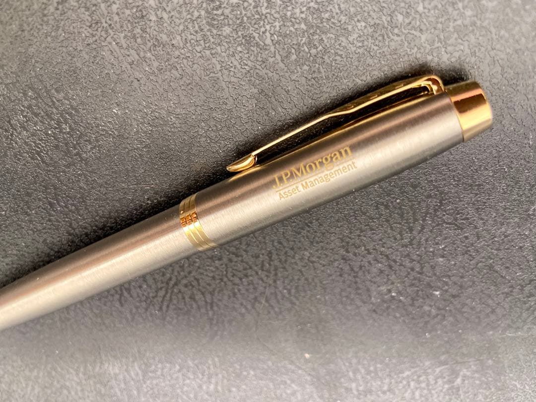 Parker 万年筆 JP Morgan刻印付き　新品未使用