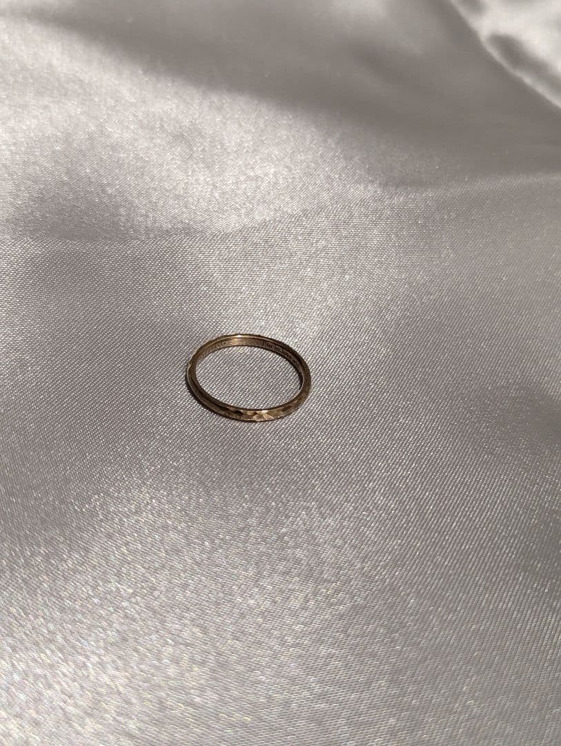 agete　メッセージリング　k10　11号