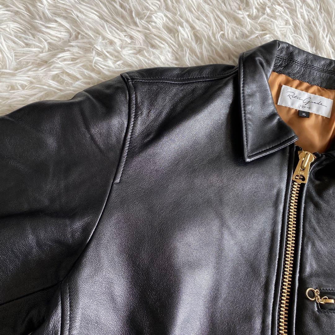 レトログレード シングルライダースジャケット XL