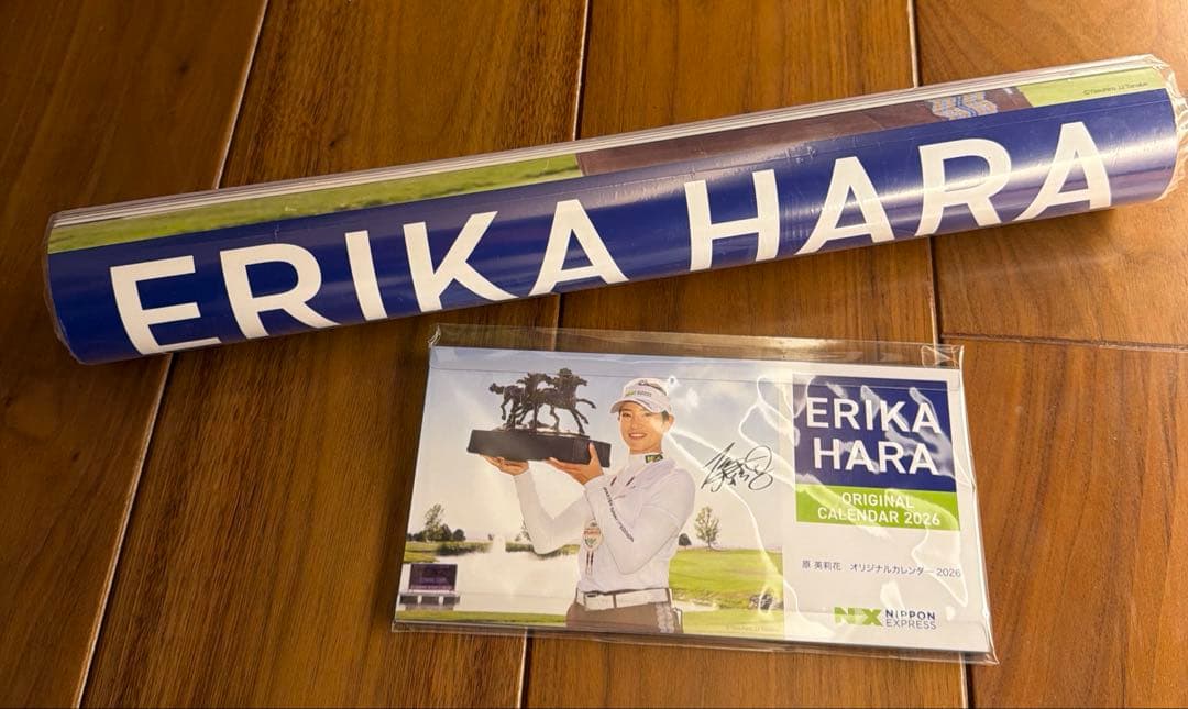 原英莉花 2026年 壁掛け卓上カレンダー 非売品