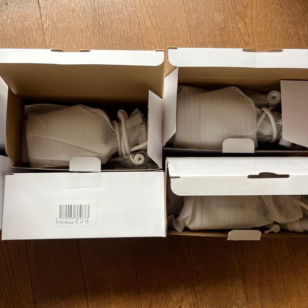 YESKAMO防犯カメラ　屋外POE給電800万画素 4ケ　新品未使用