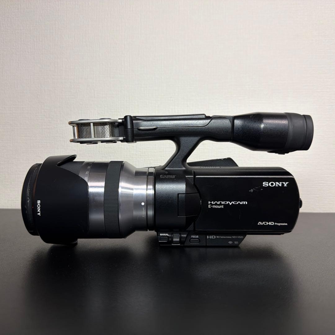 【中古品・美品】Sony NEX-VG20Hレンズキット デジタルビデオカメラ