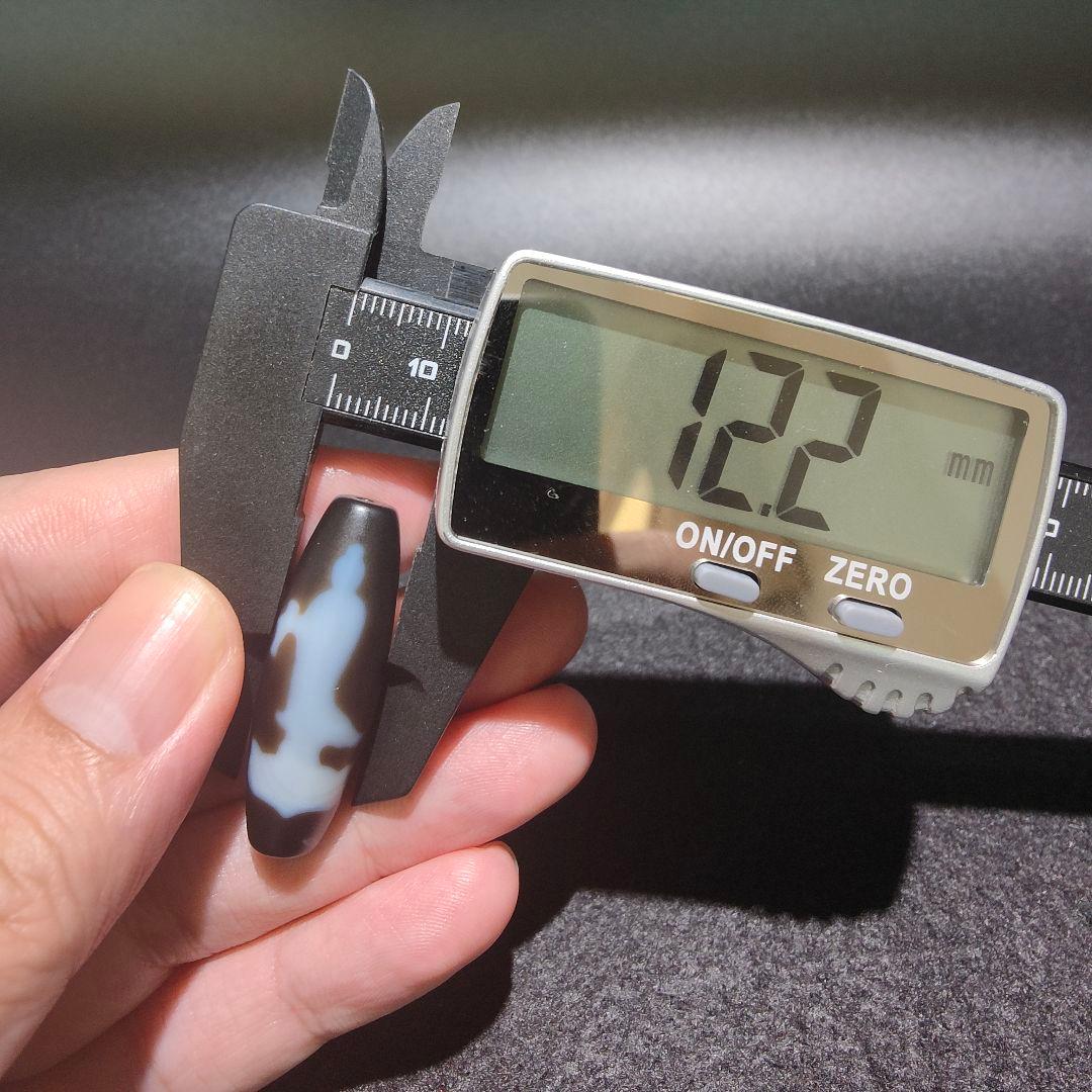 28 レア物　観音様　裏に天然の目玉　天珠　天然石　御守り　浄化　魔除け　龍神