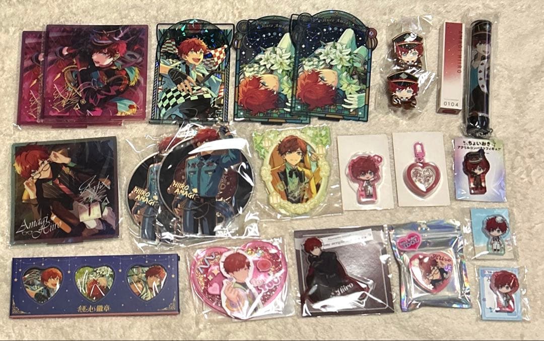 あんスタ　天城　一彩　セット　缶バ　アクスタ　アクキー　中国　韓国