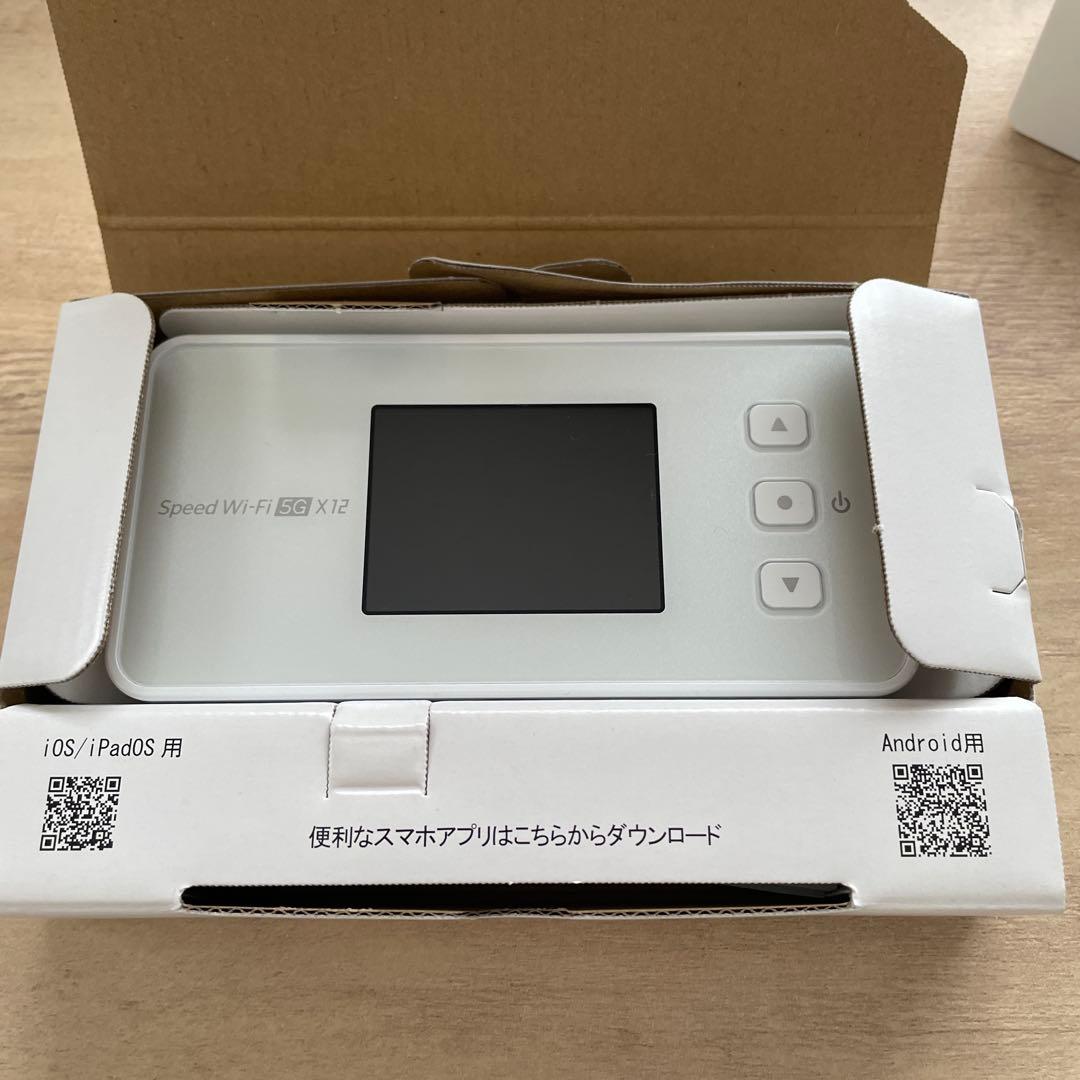 SpeedWi-Fi5G×12 本体　クレードル　NEC セット