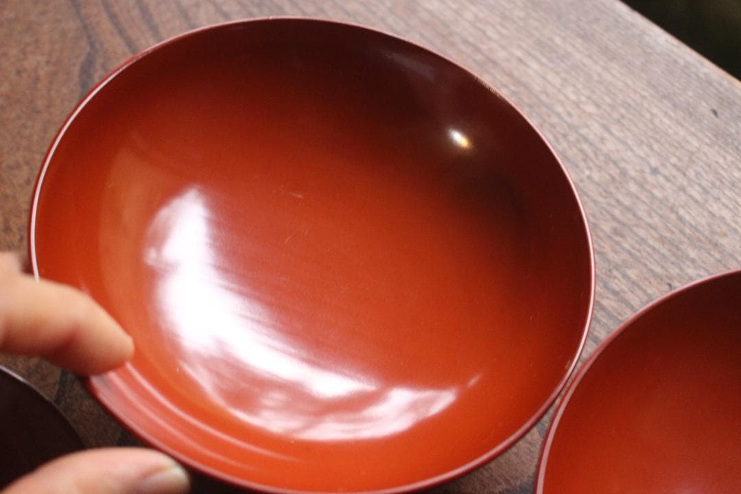 時代逸品！時代日の出塗に極上鶴沈金の映えるお椀2点（検輪島塗雑煮椀