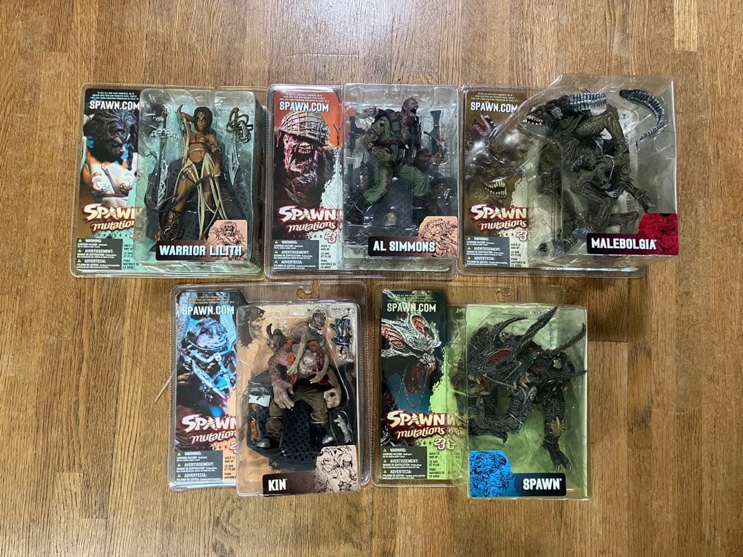 未開封 Spawn mutaions 23 スポーン フィギュアセット 5体