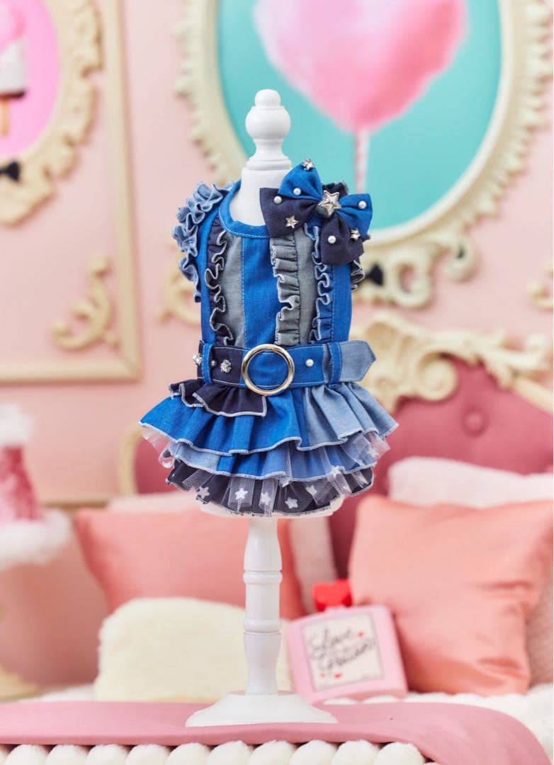 CandyBuppiedenimワンピパニエバレッタ3点セットキャンディブッピー