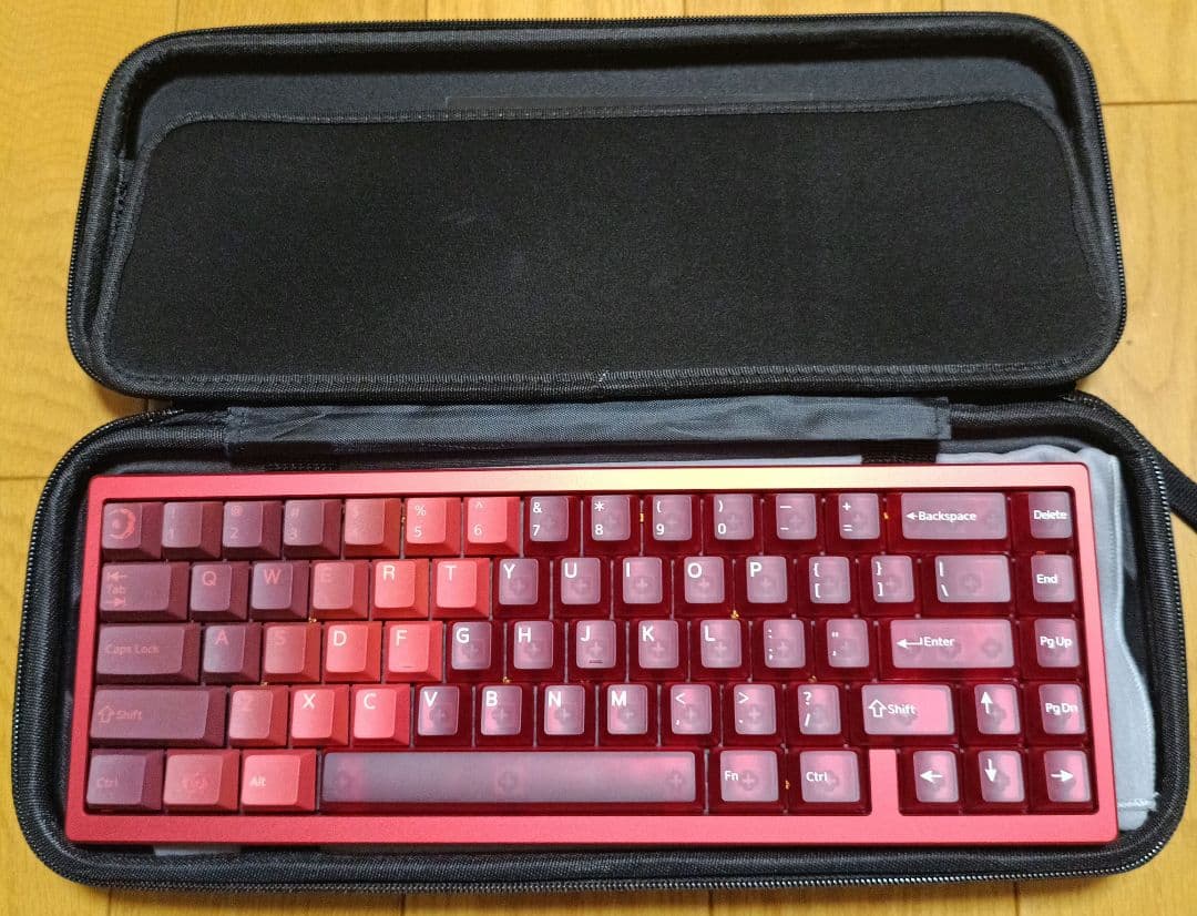 キーボード zen 65 rt pro red