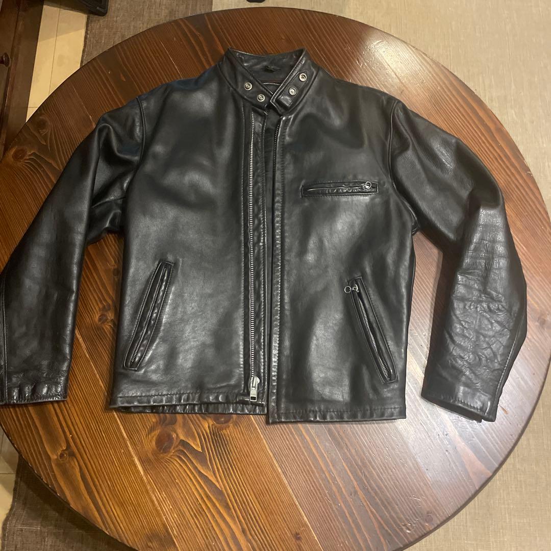 Schottシングルライダースジャケット