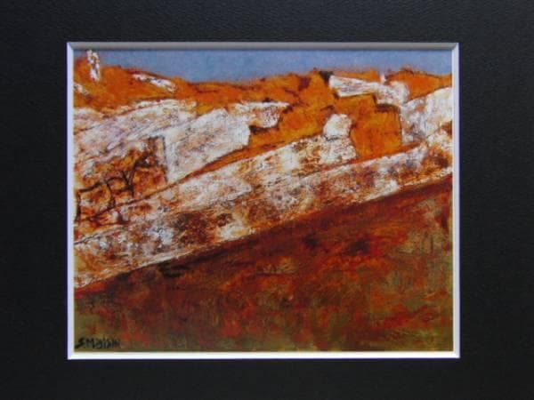 三岸節子、「アンダルシアの町」、厳選、希少画集・額装画、人気作品