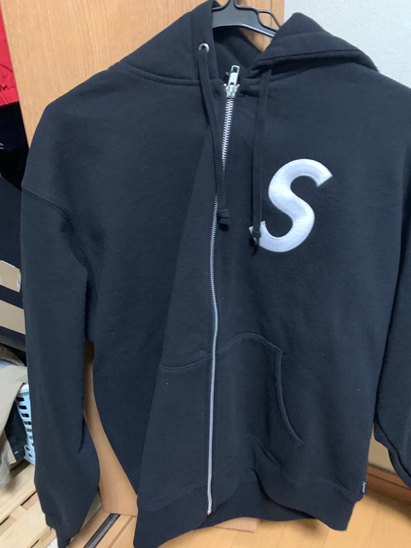 25FW シュプリーム ジップアップ スウェット パーカー Mサイズ