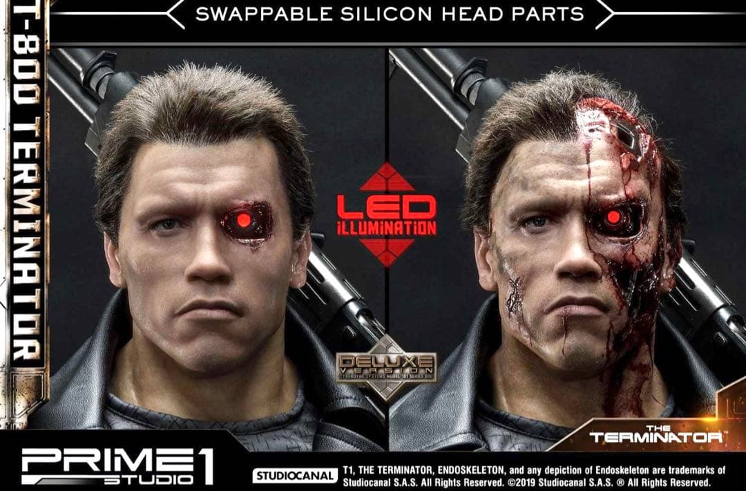 ターミネーターT800 PRIME1スタジオ 1/2巨大スターチュー