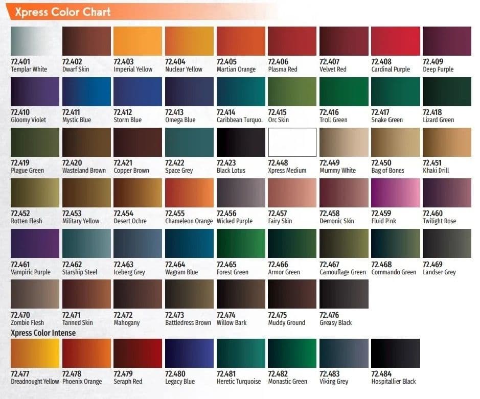 ファレホ　エクスプレスカラー　全色　新品